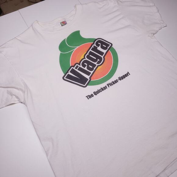 Vintage 90s Viagr.a Tide tee - Picture 2 of 7
